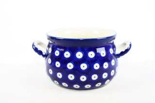 016 Bunzlau Soepkom 70AX Blue Eyes Soepkommen